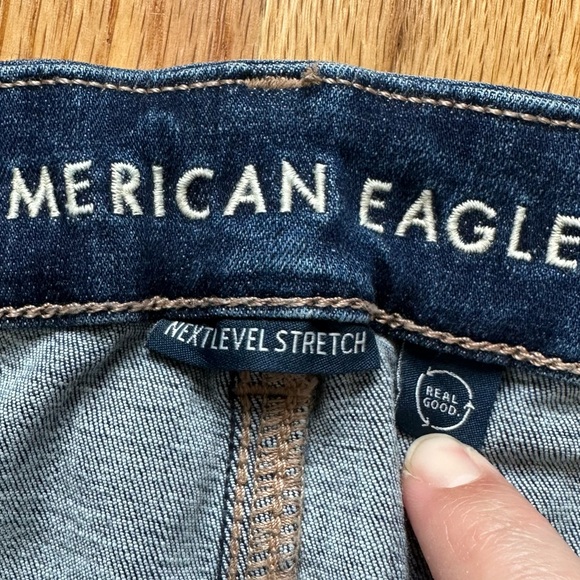 AE Next Level Curvy Jegging Dark Wash Sz 20 Short - Picture 6 of 12